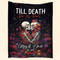 Till Death Do Us Part - Personalized Blanket