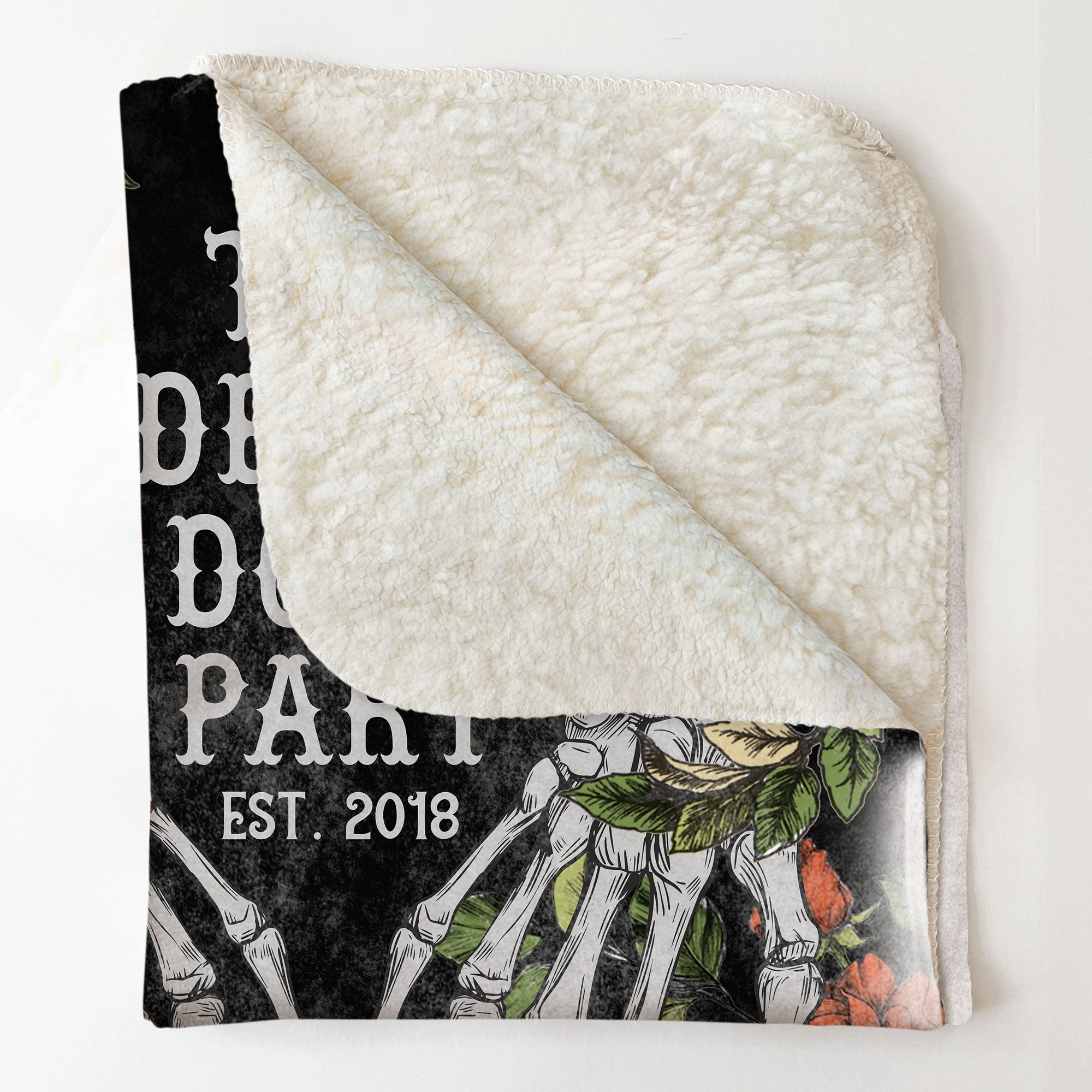 Till Death Do Us Part - Personalized Couple Blanket