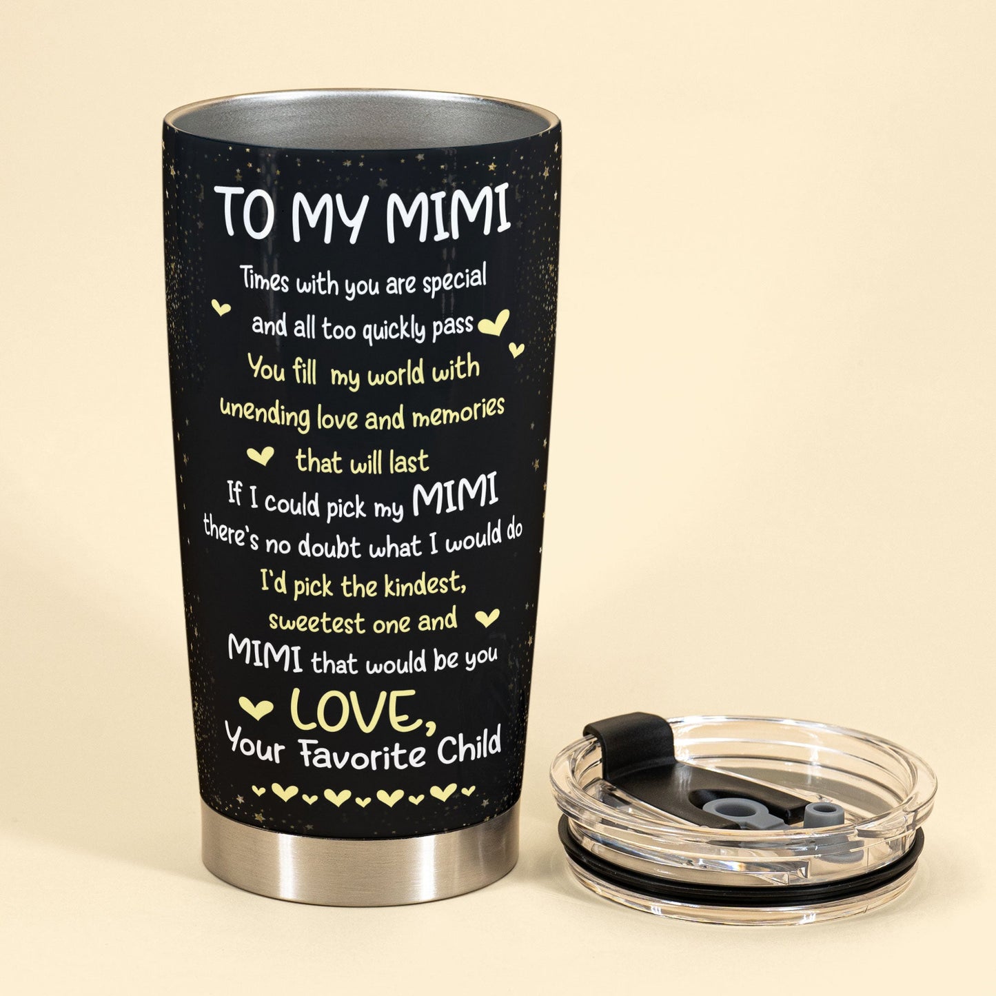 Times With You Are Special & All Too Quickly Pass - Personalized Tumbler Cup - Birthday, Mother's day, Grandparent's day Gift For Grandma, Mimi, Nana, Gigi, Grandmother