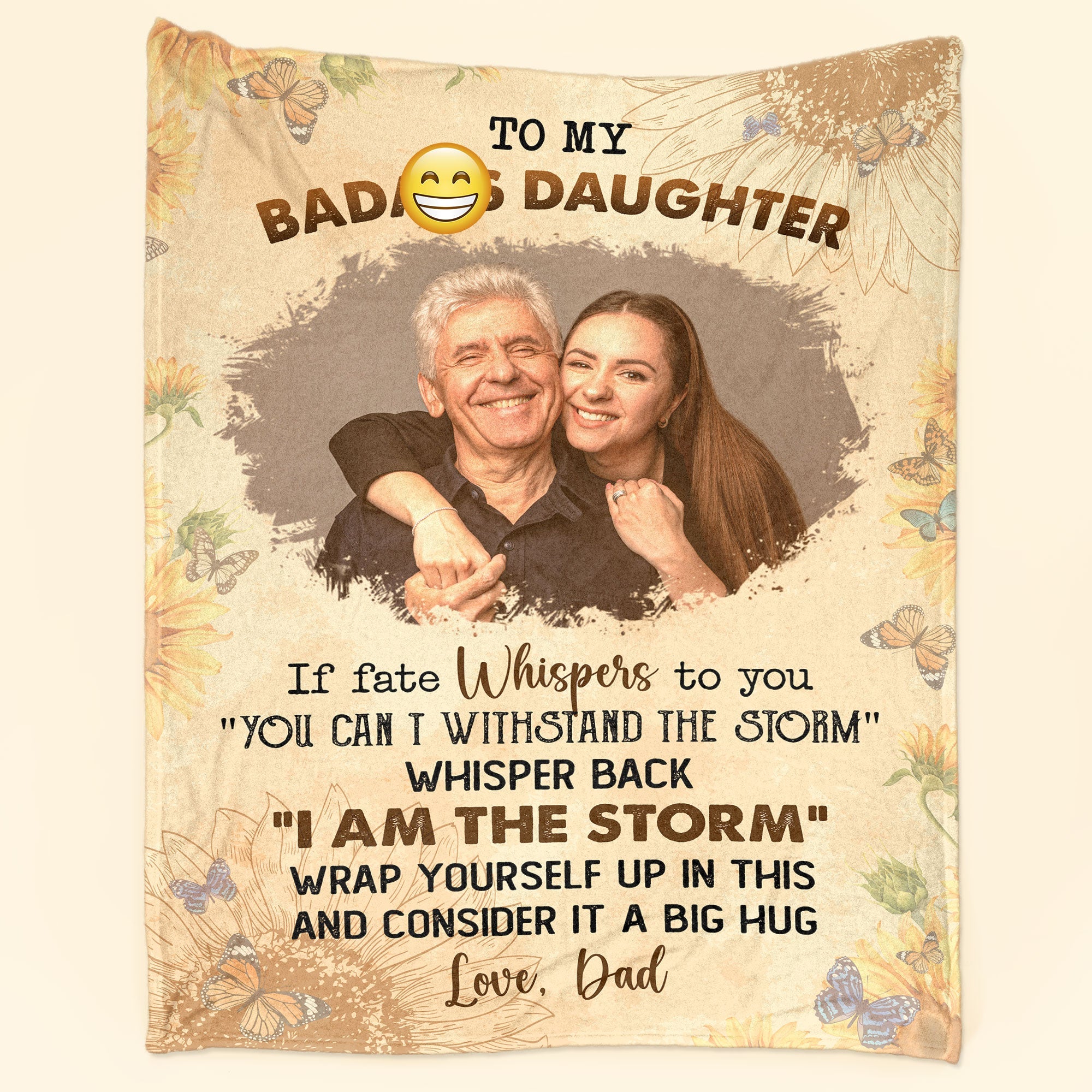Bracciale "Thank You For Being My Badass Daughter": Gioiello In Argento 925 Con Zirconia - Regalo Perfetto Per Figlia