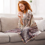 To My Bestie I Love You - Personalized Blanket