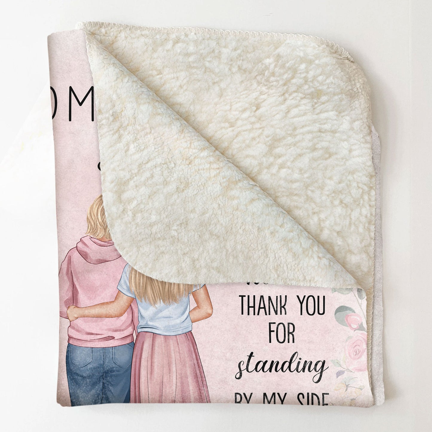 To My Bestie You Are The Sister I Got To Choose - Personalized Blanket