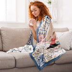 To My Daughter From Mom Remember You Are Awesome - Personalized Blanket