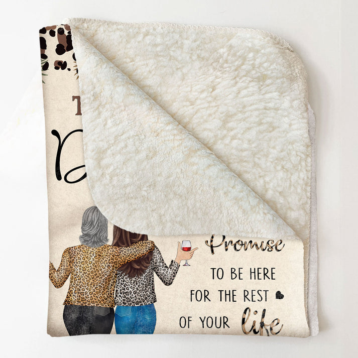 To My Daughter I Love You From Mom - Personalized Daughter Blanket ...
