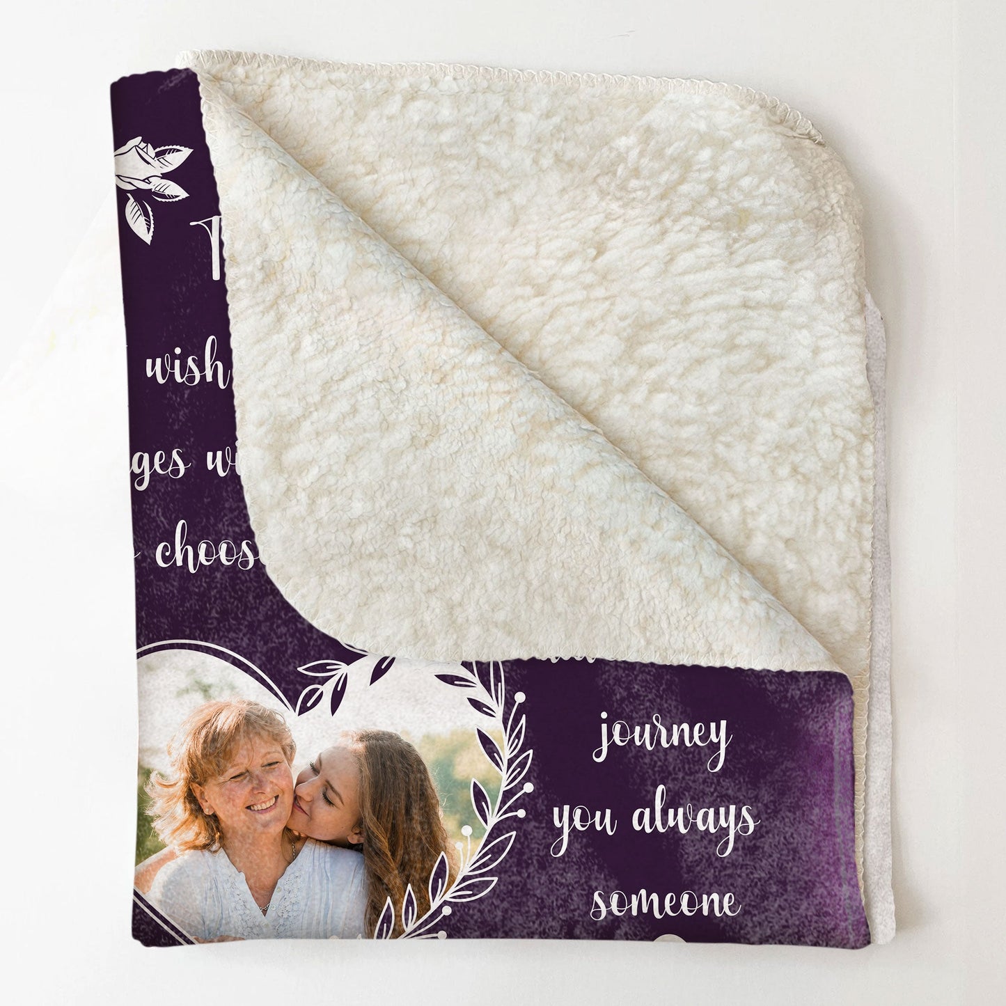 To My Daughter I Love You - Personalized Photo Blanket