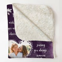 To My Daughter I Love You - Personalized Photo Blanket