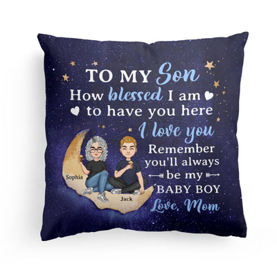 To My Daughter To My Son I Love You - Personalized Pillow (Insert Included)