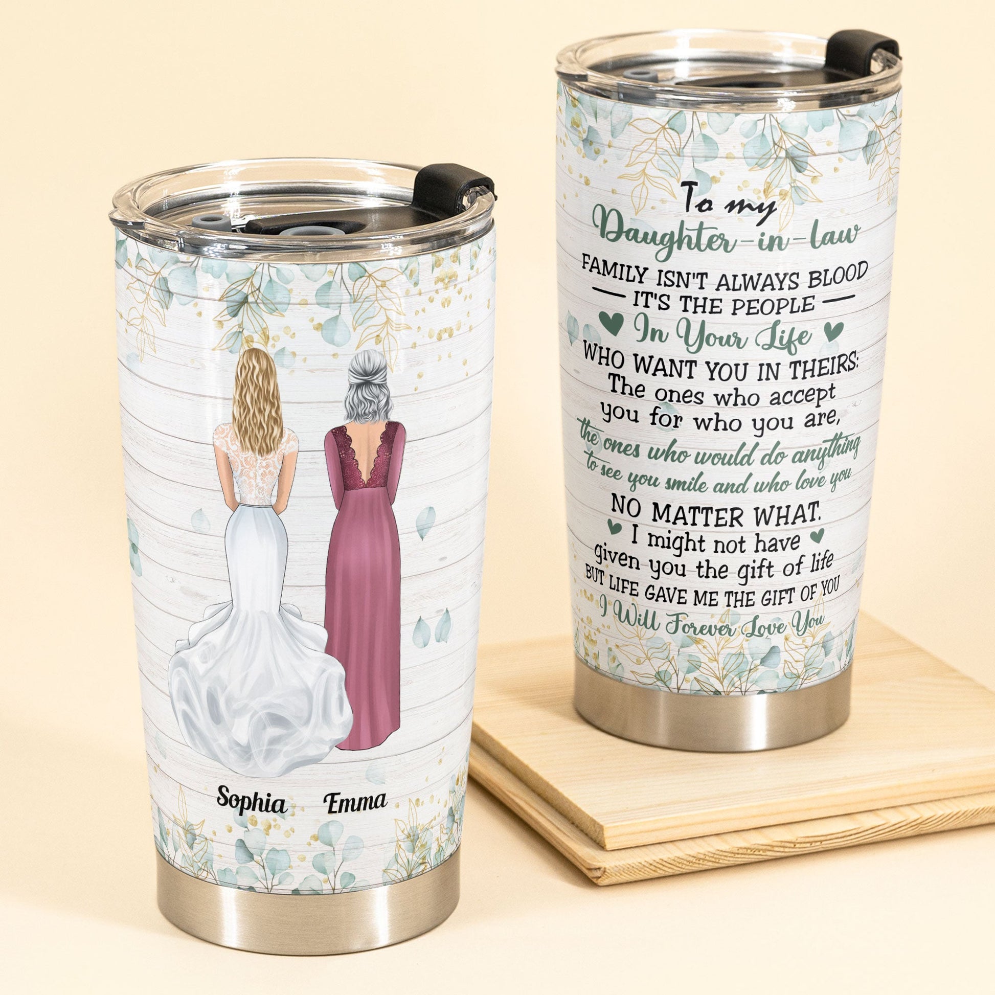 Dandelion Make A Wish Tumbler Travel Mug Gift Mom Daughter Her