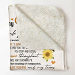 To My Mom I Love You And Thank You For Everything You Do - Personalized Blanket - Mother's Day, Loving Gift For Mom, Mother