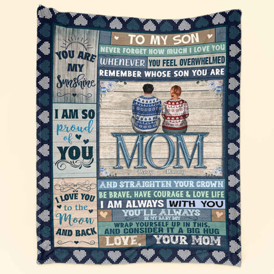 To My Son And Daughter Blanket - Personalized Son Blanket
