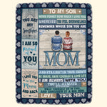 To My Son And Daughter Blanket - Personalized Son Blanket