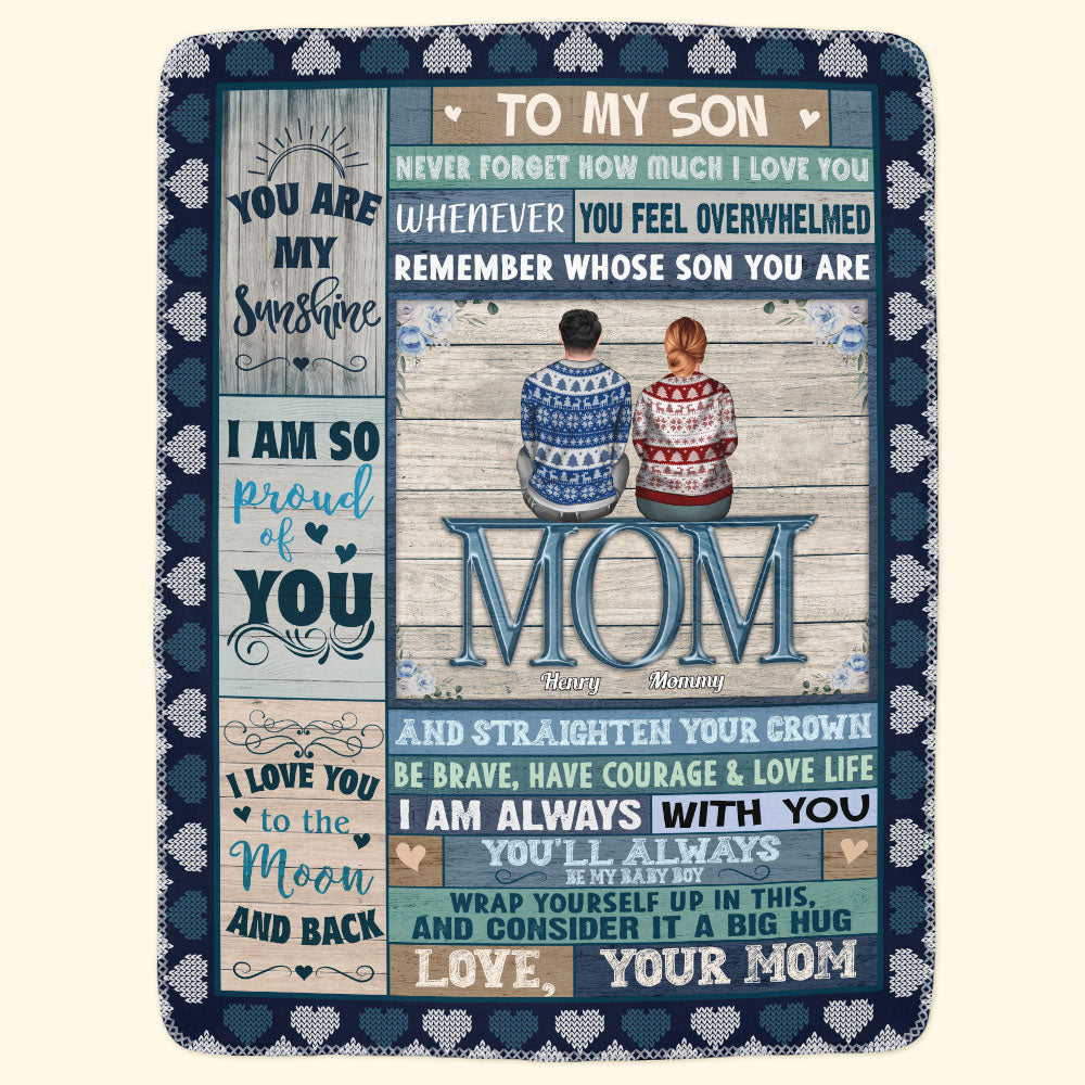 To My Son And Daughter Blanket - Personalized Son Blanket