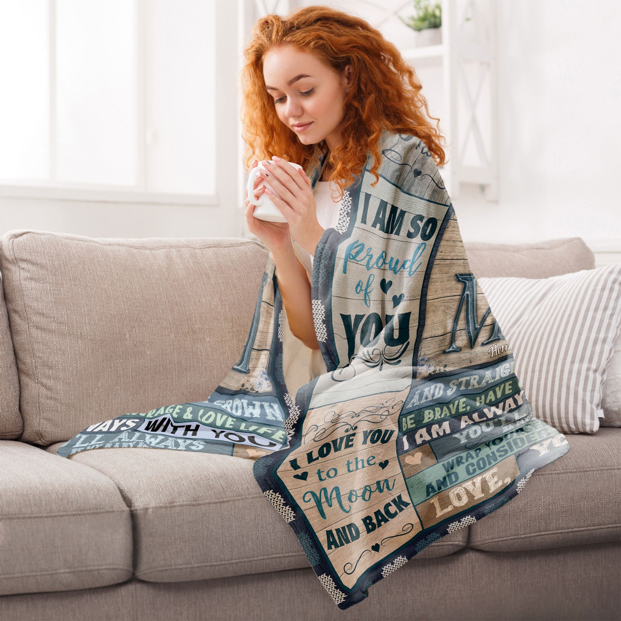 To My Son And Daughter Blanket - Personalized Son Blanket
