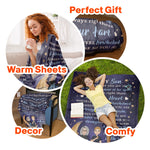 To My Son I Love You Forever - Personalized Son Blanket