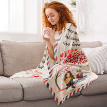 To My Son To My Daughter I Love You Forever And Always - Personalized Blanket - Birthday, Loving Gift For Son