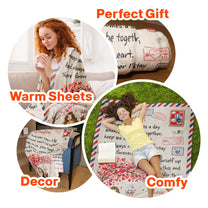 To My Son To My Daughter I Love You Forever And Always - Personalized Blanket - Birthday, Loving Gift For Son