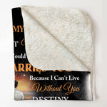 To My Wife Love Made Us Forever Together - Personalized Blanket