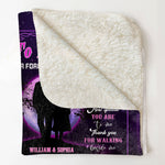 To My Wife Never Forget That I Love You Forever & Always - Personalized Blanket
