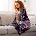 To My Wife Never Forget That I Love You Forever & Always - Personalized Blanket