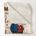 To My Wife Our Home Ain't No Castle - Personalized Blanket - Anniversary Gifts For Her, Wife - Gift For Wife