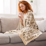 To My Wife Our Home Ain't No Castle - Personalized Blanket - Anniversary Gifts For Her, Wife - Gift For Wife