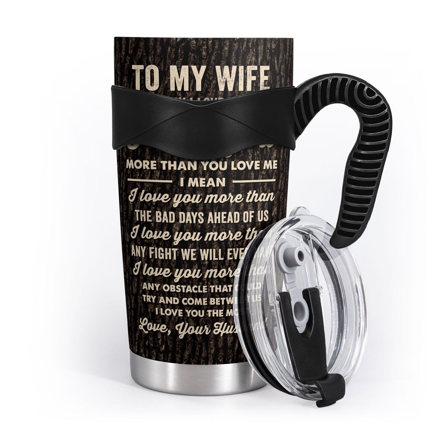 To My Wife - Personalized Tumbler Cup