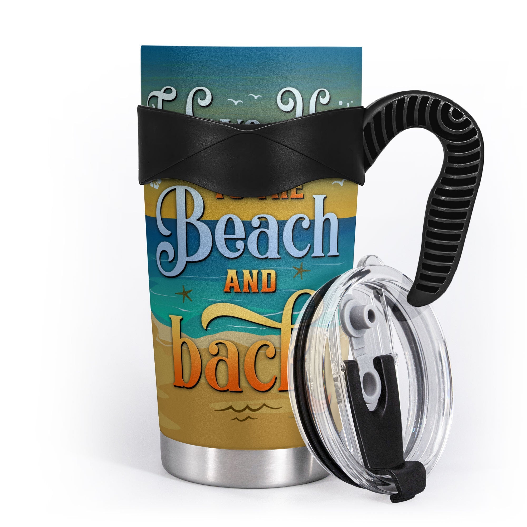 To The Beach & Back - Personalized Tumbler Cup