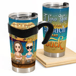 To The Beach & Back - Personalized Tumbler Cup