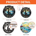 To Us You Are The World - Personalized Window Hanging Suncatcher Ornament