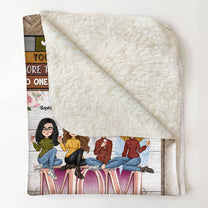 To Us You Are The World - Personalized Blanket - New Year Birthday Gift For Mom, Gift From Daughters, Sons, Husband