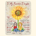 Today Is A Good Day - Personalized Blanket - Birthday, Loving Gift For Your Baby, Your Daughter