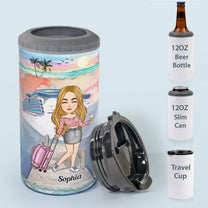 Today's Forecast: Cruising With A Chance Of Drinking - Personalized Can Cooler