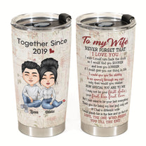 Together Since  - Personalized Tumbler Cup