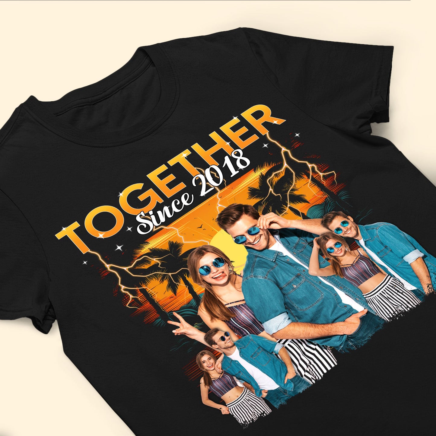 Together Since Bootleg Shirt - Personalized Photo Shirt