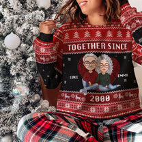 Together Since New Version - Personalized Ugly Sweater