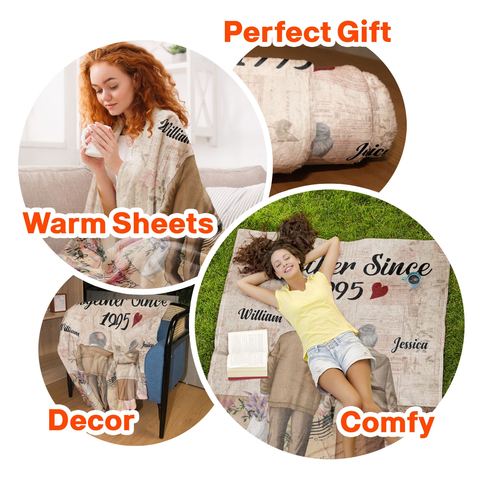 Together Since - Personalized Blanket