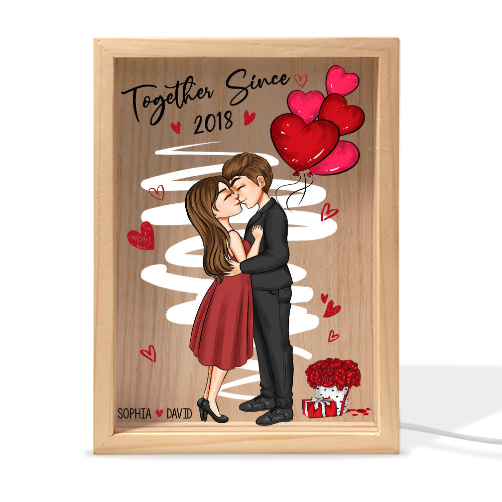 Together Since - Personalized Frame Light Box