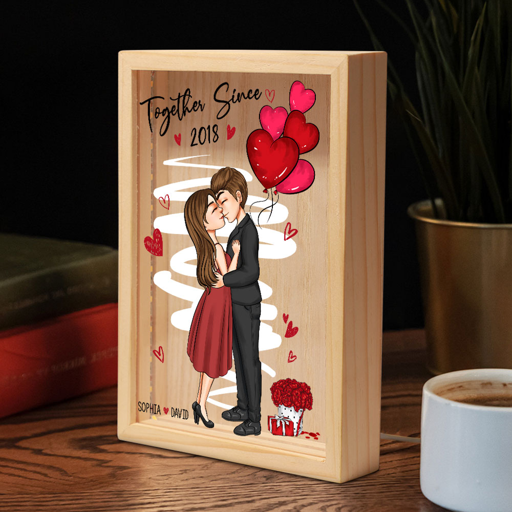 Together Since - Personalized Frame Light Box