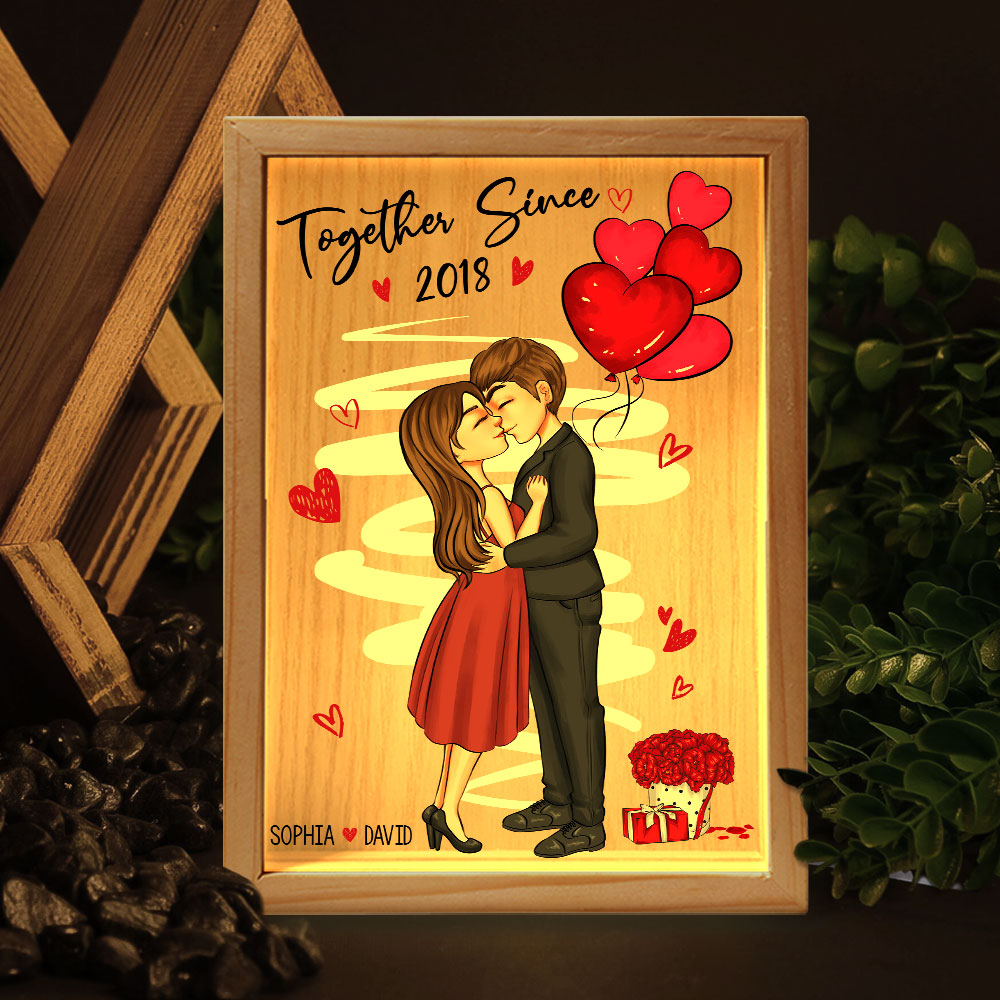 Together Since - Personalized Frame Light Box