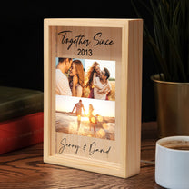 Together Since - Personalized Photo Frame Light Box