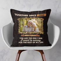 Together Since - Personalized Photo Pillow (Insert Included)