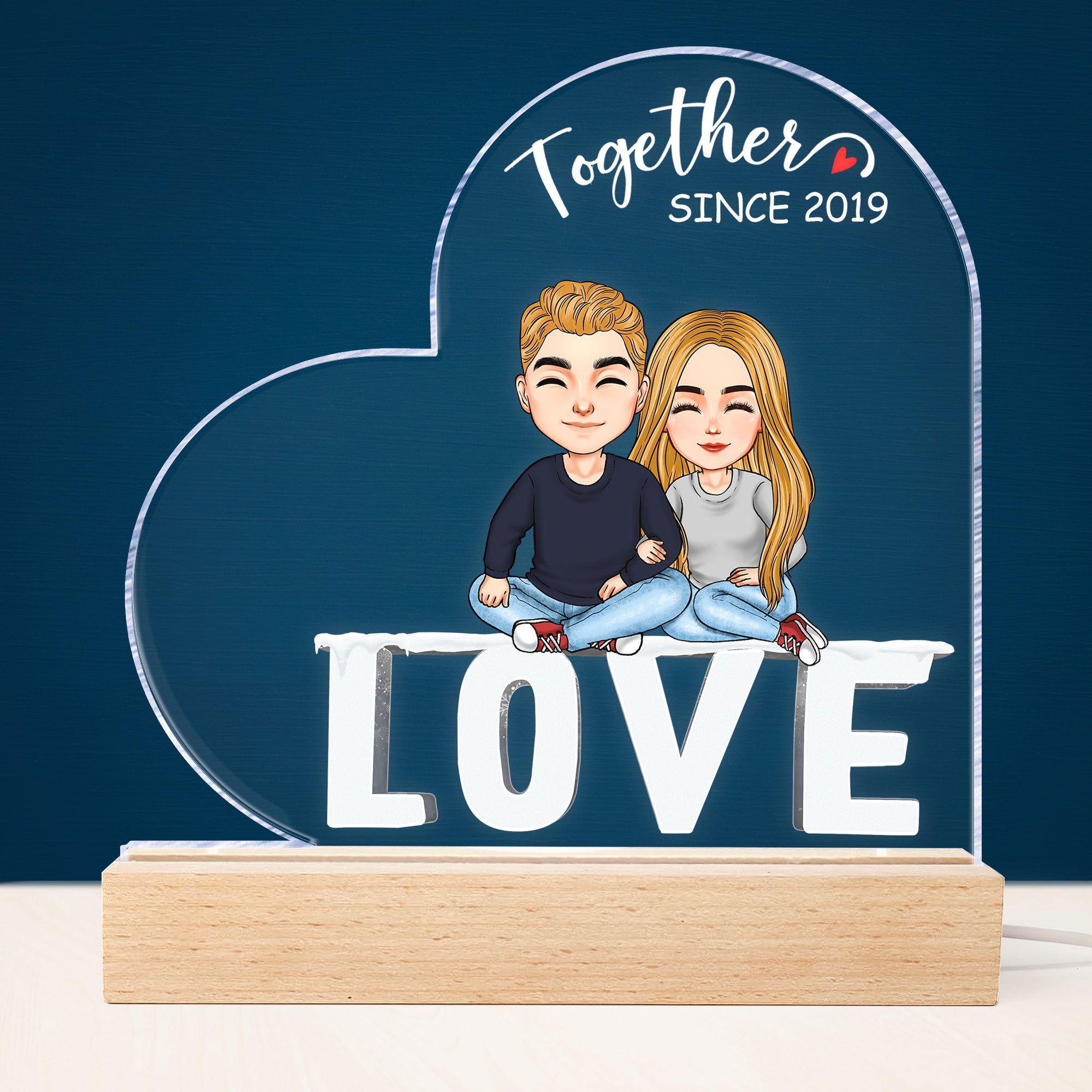 Together Since - Personalized LED Light