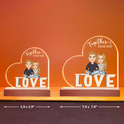 Together Since - Personalized LED Light