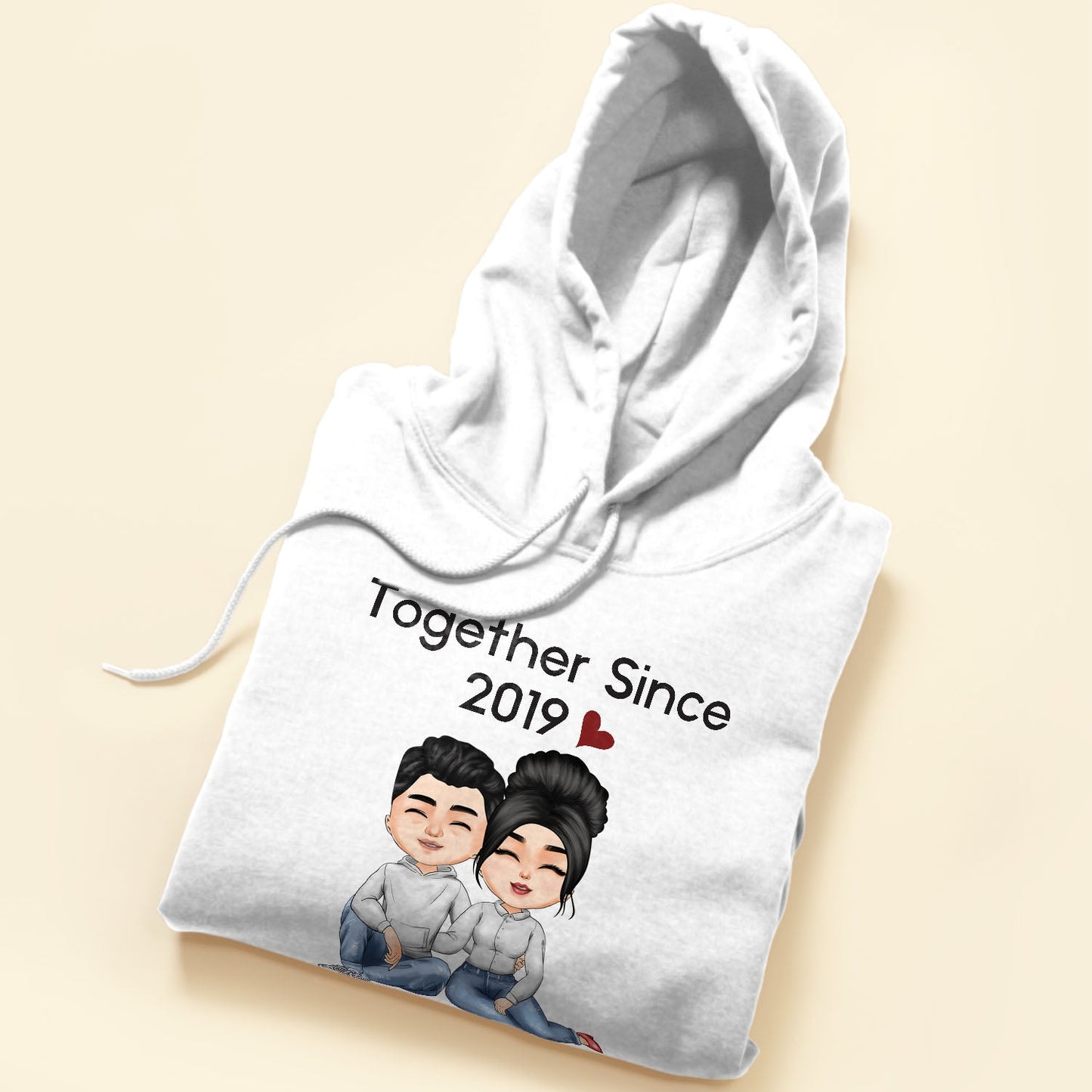 Together Since - Personalized Shirt - Anniversary, Valentine's Day Gift For Spouse, Husband, Wife, Lovers, Girlfriend, Boyfriend