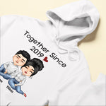 Together Since - Personalized Shirt - Anniversary, Valentine's Day Gift For Spouse, Husband, Wife, Lovers, Girlfriend, Boyfriend