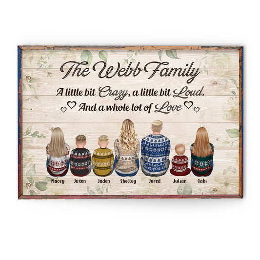 Together We Make A Family - Personalized Poster/Wrapped Canvas - Christmas Gift For Family