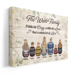 Together We Make A Family - Personalized Poster/Wrapped Canvas - Christmas Gift For Family