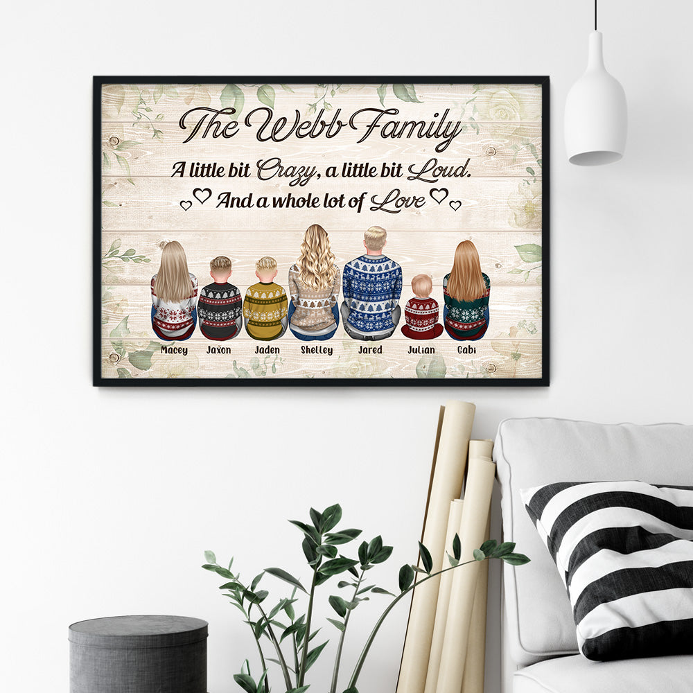 Together We Make A Family - Personalized Poster/Wrapped Canvas - Christmas Gift For Family