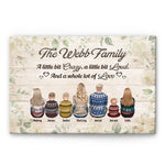 Together We Make A Family - Personalized Poster/Wrapped Canvas - Christmas Gift For Family