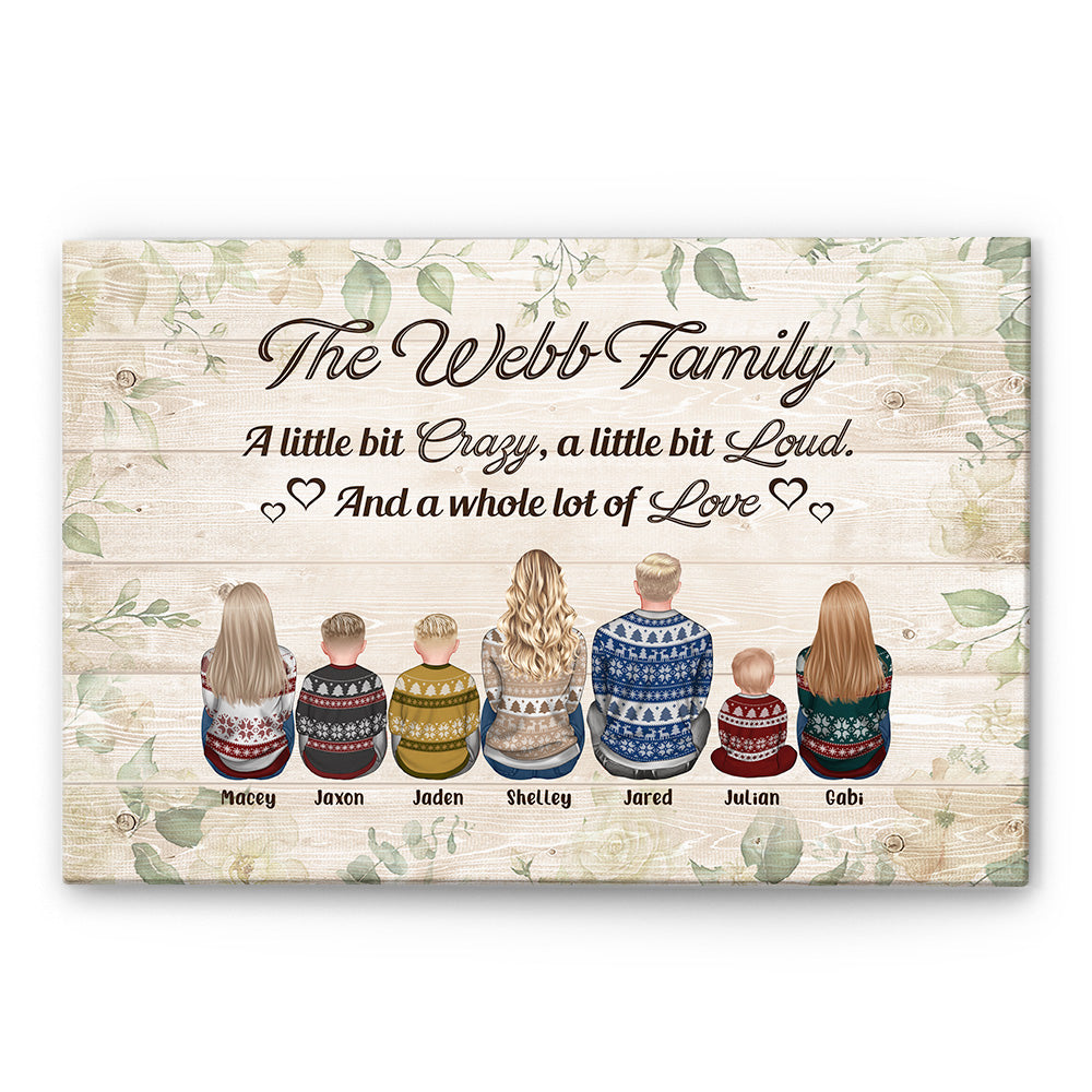Together We Make A Family - Personalized Poster/Wrapped Canvas - Christmas Gift For Family